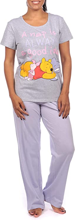 Pijama de Winnie the Pooh para mujer de verano-primavera calor