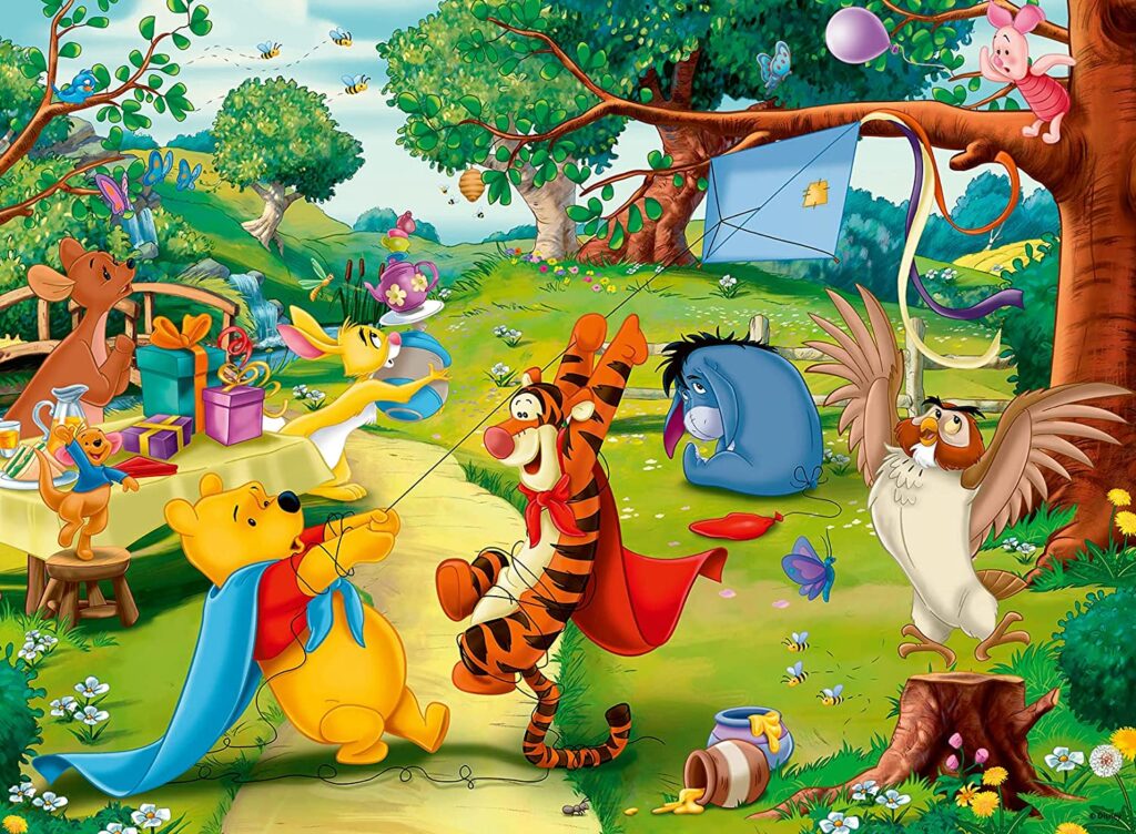 Puzzle de Winnie de Pooh y todos sus amigos 100pc