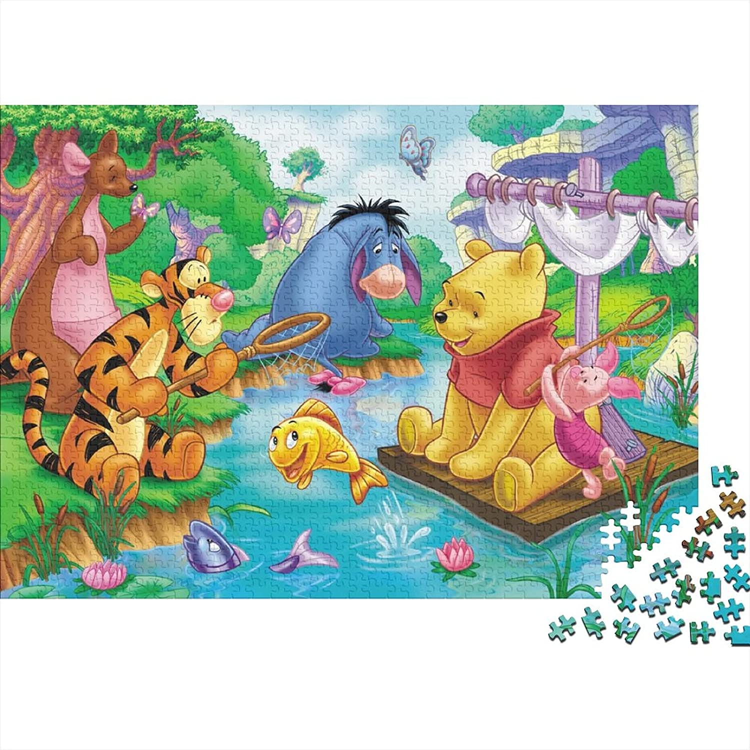 Puzzle de Winnie de Pooh y todos sus amigos 1000pc