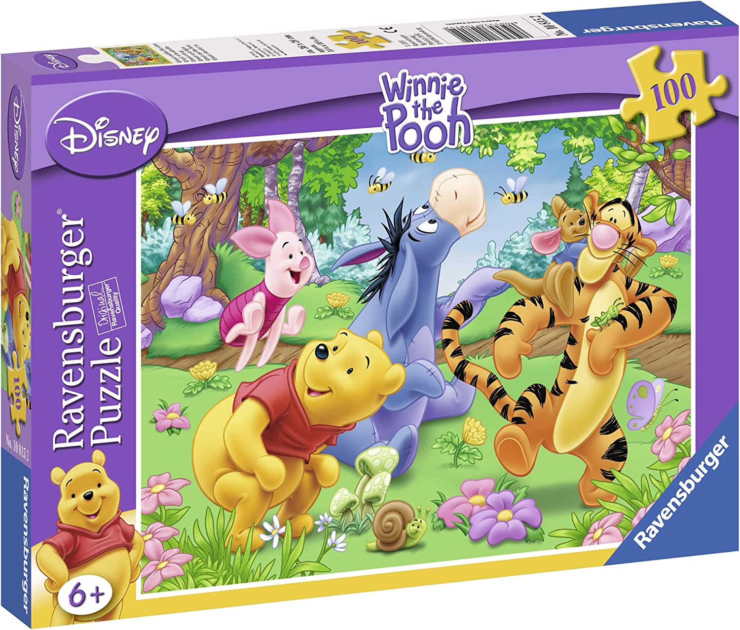Puzzle de 100 Piezas de Winnie The Pooh y Las Abejas