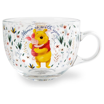Taza de Cristal de Winnie The Pooh Home is with you