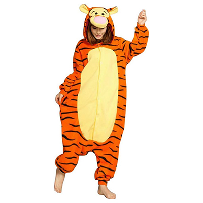 Disfraz Carnaval / Halloween y Pijama de Tigger de Winnie de Pooh para Adultos y Niños
