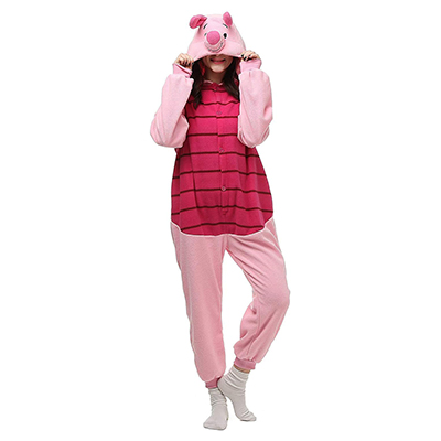 Disfraz Carnaval / Halloween y Pijama de Piglet de Winnie de Pooh para Adultos y Niños