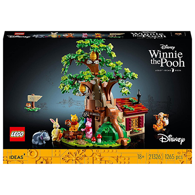 LEGO 21326 Disney Set para adultos de Winnie the Pooh, Casa de Winnie the Pooh y Minifiguras LEGO