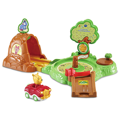 VTech Tut Tut Baby Flitzer – Winnie The Pooh en el Bosque de los Cien Acres – Juego Interactivo con Winnie The Pooh Cabrio – para niños de 1 a 5 años