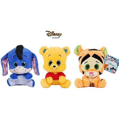 Peluches de Winnie the Pooh, Tigger y Eeyone Bebes