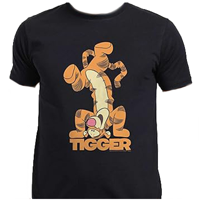 Camiseta de Tigger Winnie The Pooh Voltereta de Manga Corta unisex
